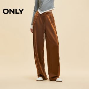 Comfortable Modal Loose Banana Pants Sporty Casual Trousers Womens Autumn New Style ONLY Milk Skin Pants High Waist Wide Leg