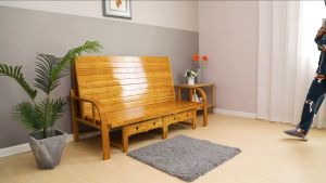 Giường sofa Tre Cao Cấp KT 150cmx190cm 120x190cm 100x190cm Giường Sofa Thông Minh Gấp Gọn Bảo Hành 12t