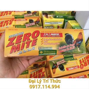 Zero Mite - Xà Bông Tắm Tri Mạt Bóng Lông Cho Gà Đá Gia Cầm Tri Nấm Lác Sát Trùng Vết Thương Ghẻ Ké Chậu.