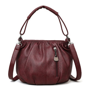 Túi Đeo Chéo Da Mềm Thời Trang Cho Phụ Nữ Túi Đeo Vai Đơn Túi Đeo Chéo Túi Đựng Đồ Hình Bánh Bao Thường Ngày Túi Xách Cho Phụ Nữ Trung Niên