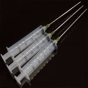 Bộ 3 Ống Tiêm Nhựa Công Nghiệp 20ml Với Kim Tiêm Đầu Tù 4 Inch Có Khớp Nối Luer Lock Dùng Cho Ứng Dụng Keo Trong Phòng Thí Nghiệm Khoa Học Đo Lường Bổ Sung Và Chuyển Chất Lỏng