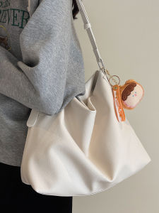 Trendy Large Capacity Womens Shoulder Bag Autumn Winter Tote Bag Soft PU Leather Solid Color Casual Handbag Fashion Design