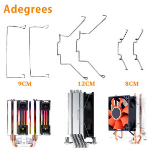2 Chiếc Khóa Quạt Kẹp Thép Co Giãn Quạt CPU Dây Chân Đế Cho 8Cm/9Cm/12Cm Quạt Làm Mát Bền Tản Nhiệt Dây