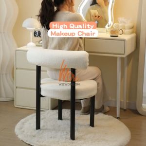 Dressing Chair Kerusi Makeup Modern makeup chair Stool Chair Nordic Chair Bedroom Makeup Stool Vanity Chair Simple Study Chair Comfortable Chair