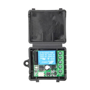 KEBIDUMEI 433Mhz RF Remote Control Switch for Learning Code Transmitter Remote DC 12V 1CH Relay Receiver Module