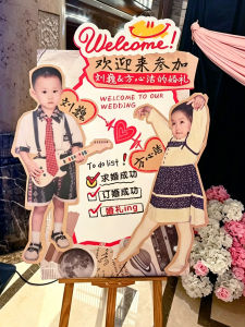 ZLVOEY | Wedding Welcoming Sign Kt Board