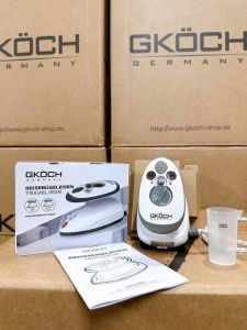 Bàn là du lịch mini GKÖCH nội địa Đức bàn ủi hơi nước mini GermanySnT 20113