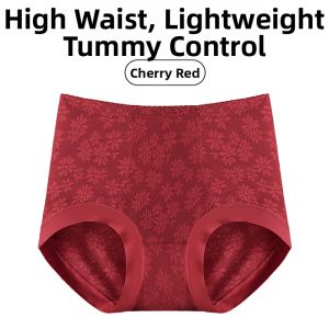 QIANNAIMEI | High Waist Anti-Bacteria Tummy Control Underwear Large Size