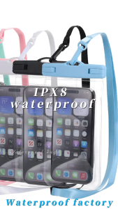Universal Waterproof PVC & TPU Mobile Phone Bag Pouch Dry Outdoor Carry Cover Beach Usage Phone Case Bag