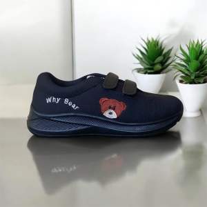 Sepatu Anak Sekolah Karakter Why Bear Perempuan Pylon Terlaris TK SD SMP