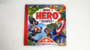 Marvel Avengers Hero Sound Book For Kids with 11 Incredible Super Hero Sounds