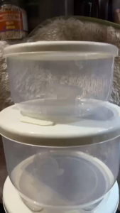 Kitchen Household Flip Lid Portable Rice Bucket Dustproof Insectproof Moistureproof Rice Box Flour Rice Transparent Storage Box Organizer