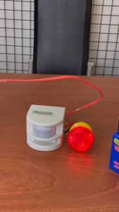 Combo báo động chống trộm HT1A + còi phụ có đèn chớp nháy Cảm biến báo động báo trộm Decom HT1A