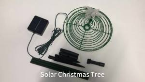 Đèn Năng Lượng Mặt Trời RGB Ngoài Trời Trang Trí Cây Thông Noel Với Đèn LED Hình Sao Dây Đèn Trang Trí Chống Nước Trang Trí Sân Vườn Bãi Cỏ Ngày Lễ Hiệu Ứng Nhấp Nháy