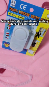 BISA COD | ALARM PINTU RUMAH DOOR ENTRY ALARM ALARAM PINTU JENDELA ANTI MALING SERBAGUNA