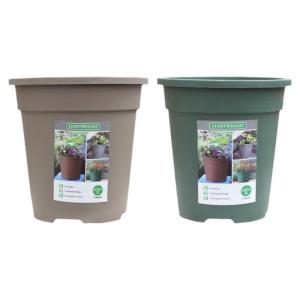 Global Second Generation Gallon Flower Pot European Style Environmental-Friendly Pp Resin Large Flower Pot Florals Green Plant Extra Large Thickened Plastic Flower Pot