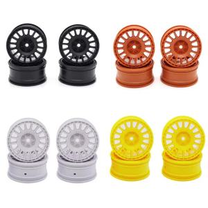 1/10 RC Wheels Drift Rim Rubber Tires 12mm HEX for Tamiya Traxxas RedCat HSP HPI Tamiya Kyosho RC Rally On-Road Racing Cars Part
