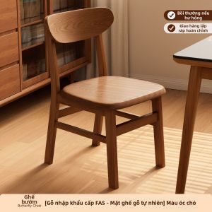 XIANGNANSONG | Ghế Gỗ Phong Cách Retro cho Gia Đình