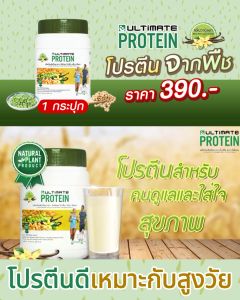Protein วานิลลา โปรตีนจากพืช ลดอาการหิวเพื่อลดน้ำหนัก ดูแลสุขภาพ ลดไขมัน