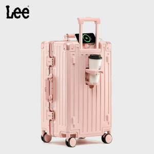 Lee | Business Travel Luggage 20in Aluminum Frame Spinner Suitcase 