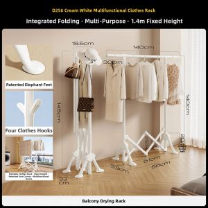 MINGZHI | Window Balcony Small Folding Clothes Drying Rack