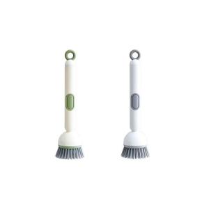 EELHOE | Electric Long Handle Dish Brush With Soap Dispenser Rotating Bristles For Kitchen Pot Sink Washing