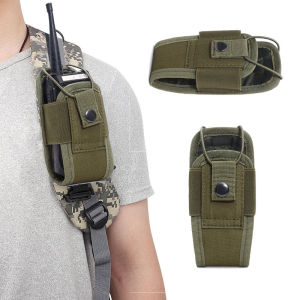 1000D Molle Talkie Pouch Tactical Radio Walkie Bag Holder Pocket Portable Interphone Holster Carry Bag Hunting Camping