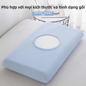KAMONI | Vỏ Gối Bông Nhớ Hình Silk Mát Lạnh Cao Su đàn Hồi