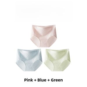 miiow | Pure Cotton Womens Underwear Triangle Thin High Waist Abdomen Control Breathable Summer Briefs Comfortable Cotton Shorts