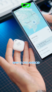 Thiết bị chống thất lạc thông minh GOOJODOQ GPS Với Android- Định vị toàn cầu qua mạng Google pin 12 tháng - Phát hiện rời xa - Chuông lớn 80dB