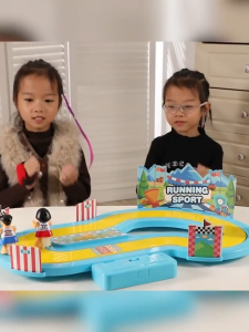 รุ่นใหม่ล่าสุดใหม่ ไฟฟ้า ไร้สาย การจำลองการเคลื่อนไหว ติดตามการเคลื่อนไหว เกมแข่งรถ ของเล่นเด็กการศึกษาเต่ากับกระต่าย