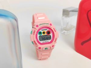 SUBMARINE Fashion Kids Watch Women Casual Digital Sport Outdoor Alarm EL Light Waterproof Watch Jam Tangan Budak Perempuan TP-1284-L-PS(B)