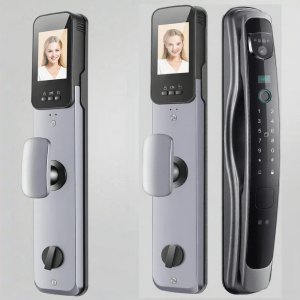 Face Recognition Fingerprint Electronic Peephole Smart Door Lock