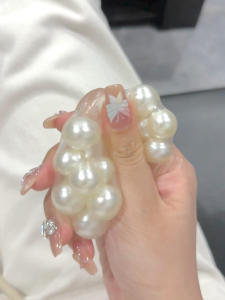 Bóng Ngọc Trai Thủ Công Giải Trí Bóng Trăng Trắng Đồ Chơi Gõ Gõ Giảm Áp Lực Sáng Tạo Bóng Giải Trí Phổ Biến