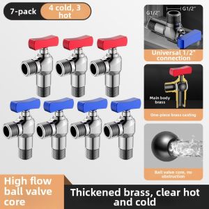 SUNINLIFE | High Flow Brass Ball Valve For Water Heater 1/2 Inch
