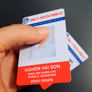 In thẻ nhựa theo yêu cầu loại in trực tiếp từ phôi siêu đẹp