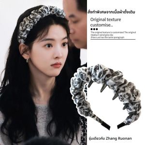 หมวกผมลายเสือดาวสไตล์ฝรั่งเศสย้อนยุคสำหรับผู้หญิง หมวกผมทรงสูง หมวกผมสำหรับใส่กลางแจ้ง หมวกผมสำหรับใส่ในฤดูร้อน หมวกผมสำหรับผู้หญิง