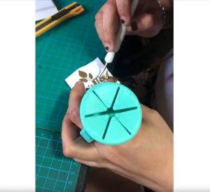 🇸🇬 Vinyl Decal Trash Scrap Collector Bin Ring for DIY Stickers Projects Nana Paper Studio