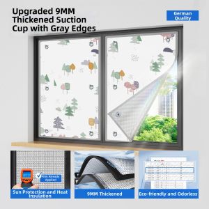 Watthour | Materiel Safety Insulation Film Curtain Sunshade Self-adhesive for West Sunlight