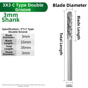 Tungsten Carbide Rotary Burr Cutting Tools