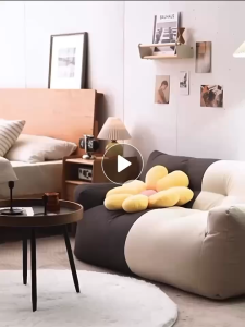 [Sẵn hàng] Ghế sofa lười tatami ghế đôi nhỏ căn hộ nhỏ ban công phòng ngủ ghế sofa thư giãn ghế lười hạt xốp
