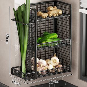 evesigar | Wall-mounted Multi-level Vegetable Storage Rack