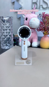 LENTIVEN Kipas Angin Turbo Mini Portabel Semi Konduktor Pendingin Genggam Mini Turbo Fan Pendingin Mini Tampilan Digital USB Type C Kipas N68