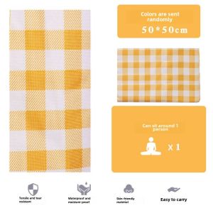 Outdoor Picnic Mat Disposable Waterproof Thick and Portable Outing Picnic Floor Mat Super Thick Lawn Spring Outing Beach Moisture-Proof