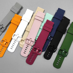 20mm 22mm Silicone Strap For Huami AMAZFIT BIP 6 5 BALANCE 2 GTS/GTR 4 3 2 GTS 4 mini Active 2 Bracelet For HUAWEI WATCH 5 Bands