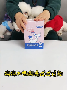 Cocoyo Honeycare 1-7 pcs Pet Disposable Cleaning Gloves Wipes Dog Cat Wet Tissue Cleaning Bath Spa Sarung Tangan Pakai Buang Kucing DD CAT & PET 宠物清洁手套