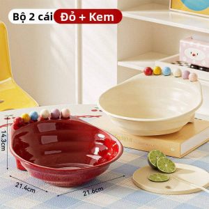 Bộ Dụng Cụ Đựng Trái Cây và Snack Thiết Kế Ốc Vít Dopamine