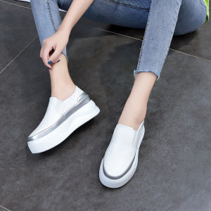 DIANCHA | Platform Thick Sole Low Cut Slip-On Womens Casual Shoes