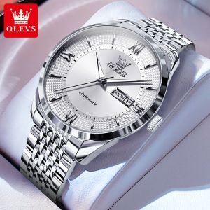 OLEVS | OLEVS 6657 Imported Automatic Movement Mens Watches High End Mechanical Watch for Men Waterproof Date Week Wristwatch Man NEW