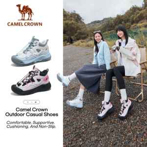 CAMEL CROWN Waterproof Hiking Boots | High-Top Outdoor Trekking & Trail Shoes with Anti-Slip Grip Durable Thick Sole & Height Increase Design Comfortable Mountain Climbing Sneakers for Men & Women